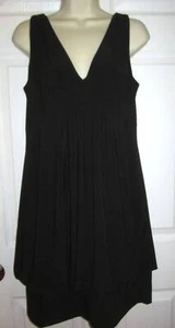 Vestido de cóctel Ronni Nicole talla 10 negro sin mangas espalda baja muy bonito - Imagen 1 de 4