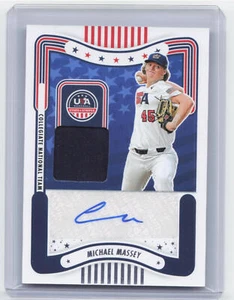 2024 Panini Stars & Stripes #SM-MM Michael Massey Jersey Auto - Picture 1 of 2