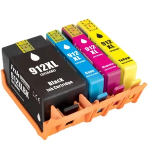 4 Ink Cartridge 912XL Compatible With HP Officejet Pro 8010e 8012e 8020 8022 - Picture 1 of 1