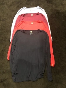 4 Women's Size Large Wonder wink Scrub Long Sleeves Undershirts - Picture 1 of 2