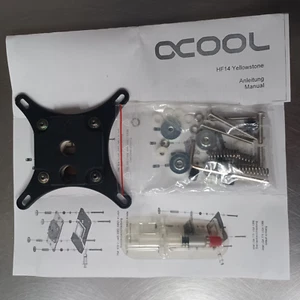 ALPHACOOL HF 14 YELLOWSTONE - BLACK EDITION SOCKET 775/1366/1156 OLD NEWSTOCK - Picture 1 of 1