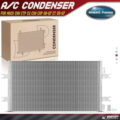 交流电空调冷凝器带支架适用于 Mack CHN CTP CV CXN CXP 2006-2007 CT 2005-2007 — 第 1/4 张图片
