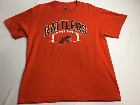 FAMU Florida A&M University NCAA Men’s Orange Short Sleeved T-shirt Size Large Cover