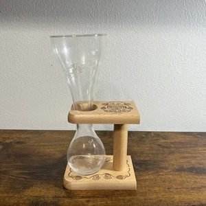 10” Pauwel Kwak Beer/Pilsner Glass with Wooden Stand. German - Picture 1 of 10