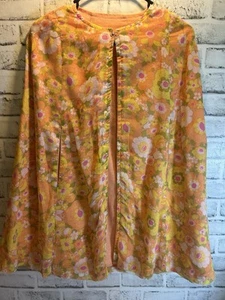 60-70’s Retro Reversible Floral Cape - Bild 1 von 6