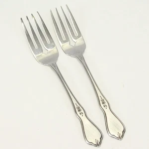 Oneida Morgenblüte Salatgabeln 6 1/8" Profil Edelstahl Menge 2 - Bild 1 von 7