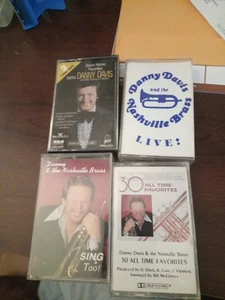 DANNY DAVIS AND THE NASHVILLE BRASS, LOT OF 4 CASSETTE TAPES VG CONDITION  - Picture 1 of 3