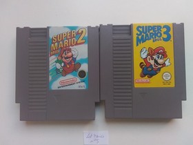 Lot Super Mario Bros 2 + Super Mario Bros 3 sur Nintendo NES !!!