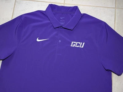 Мужская рубашка-поло Nike большого размера GCU Lopes фиолетовая для тренеров командный выпуск Grand Canyon - Изображение 1 из 4