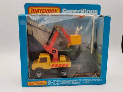 MATCHBOX / SUPERKINGS K - 93 / LAMP MAINTAINCE SET UNIMOG MIT HEBEBÜHNE IN OVP - Bild 1 von 4