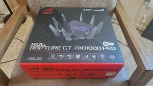 ASUS ROG Rapture GT-AX11000 Pro Tri-Band WiFi 6 Extendable Gaming Router Used - Picture 1 of 3