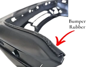 NUEVO Junta de sello de goma para parachoques trasero para BMW E34 88-95 - Imagen 1 de 3