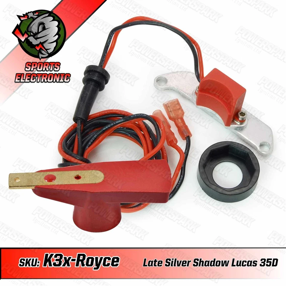 Kit de encendido electrónico Rolls Royce V8 35D brazo de rotor rojo corniche sombra plateada Foto 1 de 4