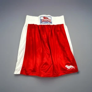 Boxer corto Lonsdale London para hombre grande rojo blanco cintura elástica pull on - Imagen 1 de 12