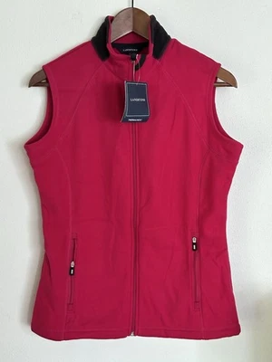 Chaleco antiestático a cuadros térmicos Lands End para mujer S 6-8 deportivo polar baya rosa oscuro Foto 1 de 4