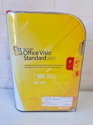 Microsoft Visio Standard 2007 PC New Sealed Skew D86-02751 Made in Puerto Rico - Image 1 of 4