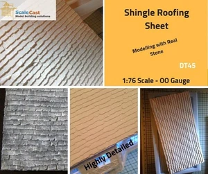 DT45 Shingle Roofing - Model Railway Scenery Mould - Picture 1 of 7