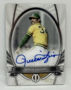 2018 Topps Tribute Moments Continuity ROLLIE FINGERS AUTO /65 #TTM-RF HOF LESEN - Bild 1 von 7