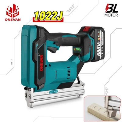 ONEVAN 1022J für Makita 18V Akku Tacker Nagelgerät Heftklammern U-förm Nagler  - Bild 1 von 4