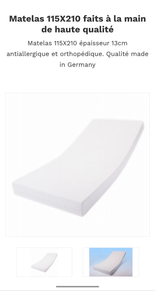 Matelas Capucine Camping Car - Photo 1/2