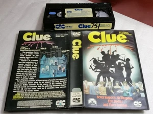 CLUE (1985) - RARE Paramount/CIC Video VHS Collectible 1st Issue - CRIME? DRAMA? - Picture 1 of 3