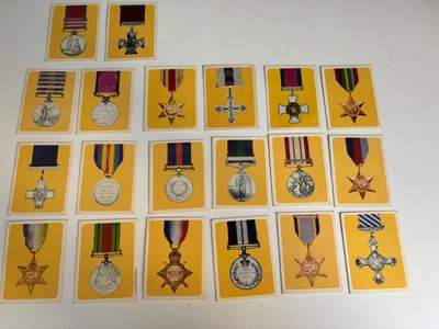 Military Decorations and Medals Vita-Brits Trading Cards Lot of 20 - image 1 of 4