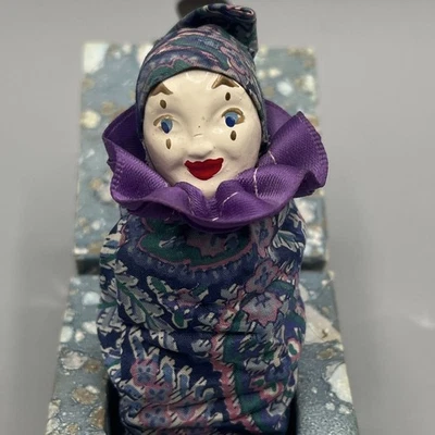 Vintage Jack In The Box Jester Handmade Tuulikki Andrew Hinks,England,Whimsical - Image 1 of 4