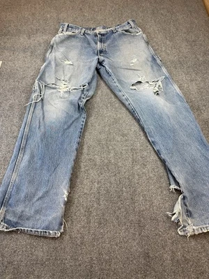 Vintage y2k  dickies Carpenter work pants thrashed Distressed 34x32 – art level! - Image 1 of 4