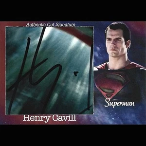 Custom Superman Henry Cavill Cut Auto Card - Picture 1 of 1