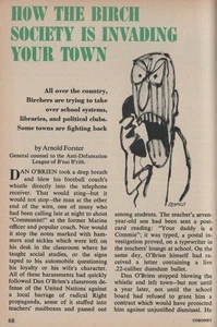 HOW THE JOHN BIRCH SOCIETY IS INVADING YOUR TOWN 1966 B’NAI B’RITH FEATURE - Picture 1 of 2