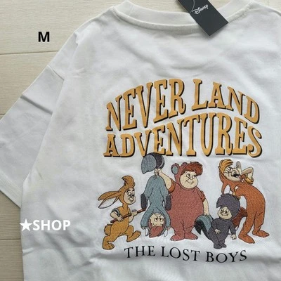 Disney Peter Pan Lost Kids Lost Boys Embroidered Short Sleeve T-Shirt M - Image 1 of 4
