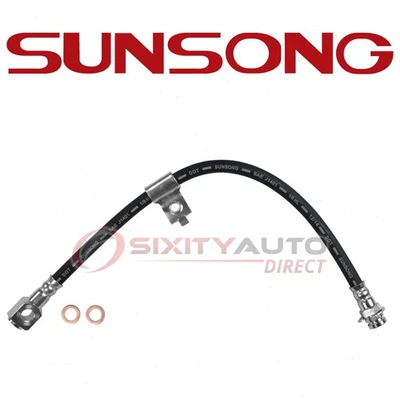 Sunsong Front Left Brake Hydraulic Hose for 1982-1991 Pontiac 6000 - Hoses jr Foto 1 de 4