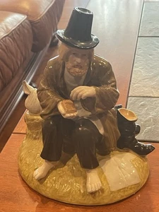 RUSSISCHES REICH,ANTIKE PORZELLANFIGUR BAUERNREST,ESSEN,VON GARDNER,H9,25” - Bild 1 von 12