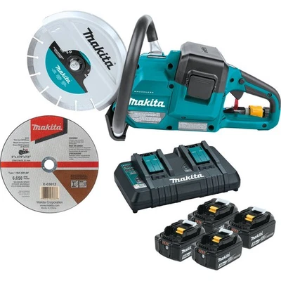 Makita XEC01PT1 18V X2 (36V) LXT 9 in. Power Cutter w/ AFT Brake Kit (5 Ah) New - Image 1 of 4