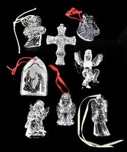 Waterford Crystal: Christmas Ornament Lot of 8, 6.5" | No Box - Picture 1 of 2