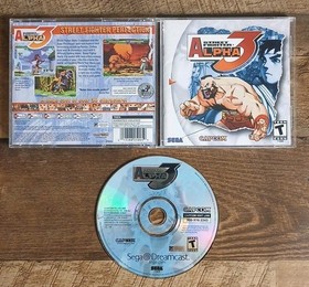 Street Fighter Alpha 3 (Sega Dreamcast, 1999) Complete CIB - Tested