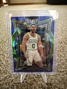 Panini Select 2024-25 - Concourse Jayson Tatum #2 azul hielo agrietado Prizm - Imagen 1 de 2