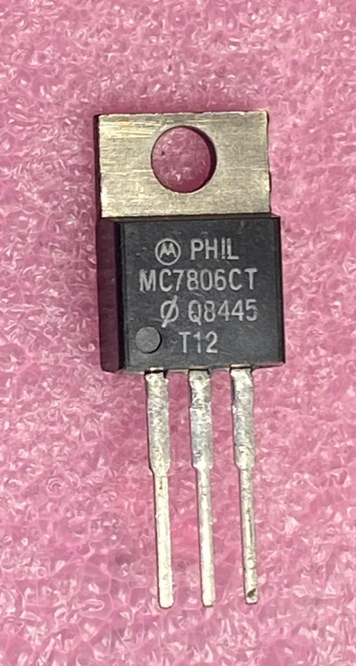 Motorola MC7806CT +6vdc linear fixed regulator TO-220 - Image 1 of 1