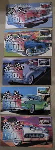 Scott # 5321 Set 5 Autos First Day Of Issue Limited Edition Rage Cachets - Bild 1 von 6