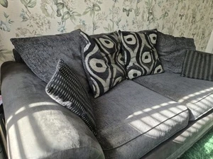 £350 - Maddie Fabric 3 Seater & 2 Seater Sofa - Picture 1 of 9