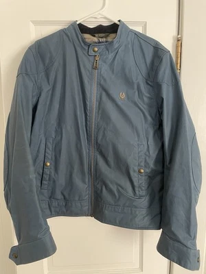 Belstaff Motorcycle Jacket Cafe Style Blue sz 40 - Image 1 of 4
