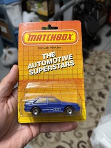 Vintage Matchbox Superfast Toys Int'l MB25 Audi Quattro BLUE USA Issue VERY RARE - Picture 1 of 4