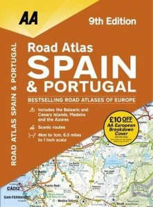 Straßenatlas Spanien & Portugal (AA Atlas) (AA Straßenatlas), AA Verlag, gebraucht; Ver - Bild 1 von 1