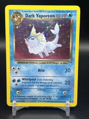 2002 Pokemon Legendary Collection Dark Vaporeon Holo Rare 9/110 WOTC NM- - Image 1 of 4