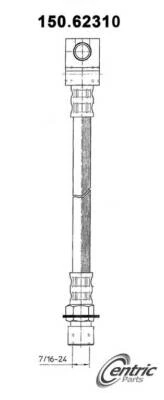Brake Hydraulic Hose for Monte Carlo, Cutlass Supreme, Regal+More 150.62310 - Image 1 of 4