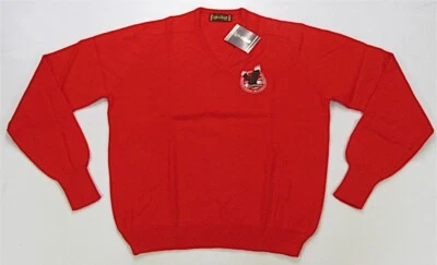 Rare VTG LYLE & SCOTT Anheuser Busch Eagle Squadron V Neck Sweater 90s NWT 2XL - Image 1 of 4