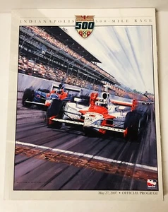 2007 Indianapolis 500 Indy Car Racing Program AJ Foyt Poster HORNISH-ANDRETTI - Picture 1 of 8
