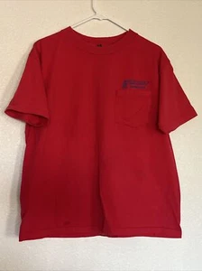 McGrueber's Wine & Spirits T Shirt California Red Mens Size XL Pre Owned - Picture 1 of 24