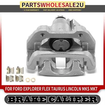 Pinza de freno trasera izquierda izquierda izquierda con soporte para Ford Explorer Taurus Lincoln MKS MKT Foto 1 de 4