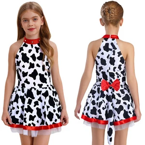 Toddler Girls Kids Halloween Party Costume Xmas Fancy Dance Dress Up with a Tail - Picture 1 of 19